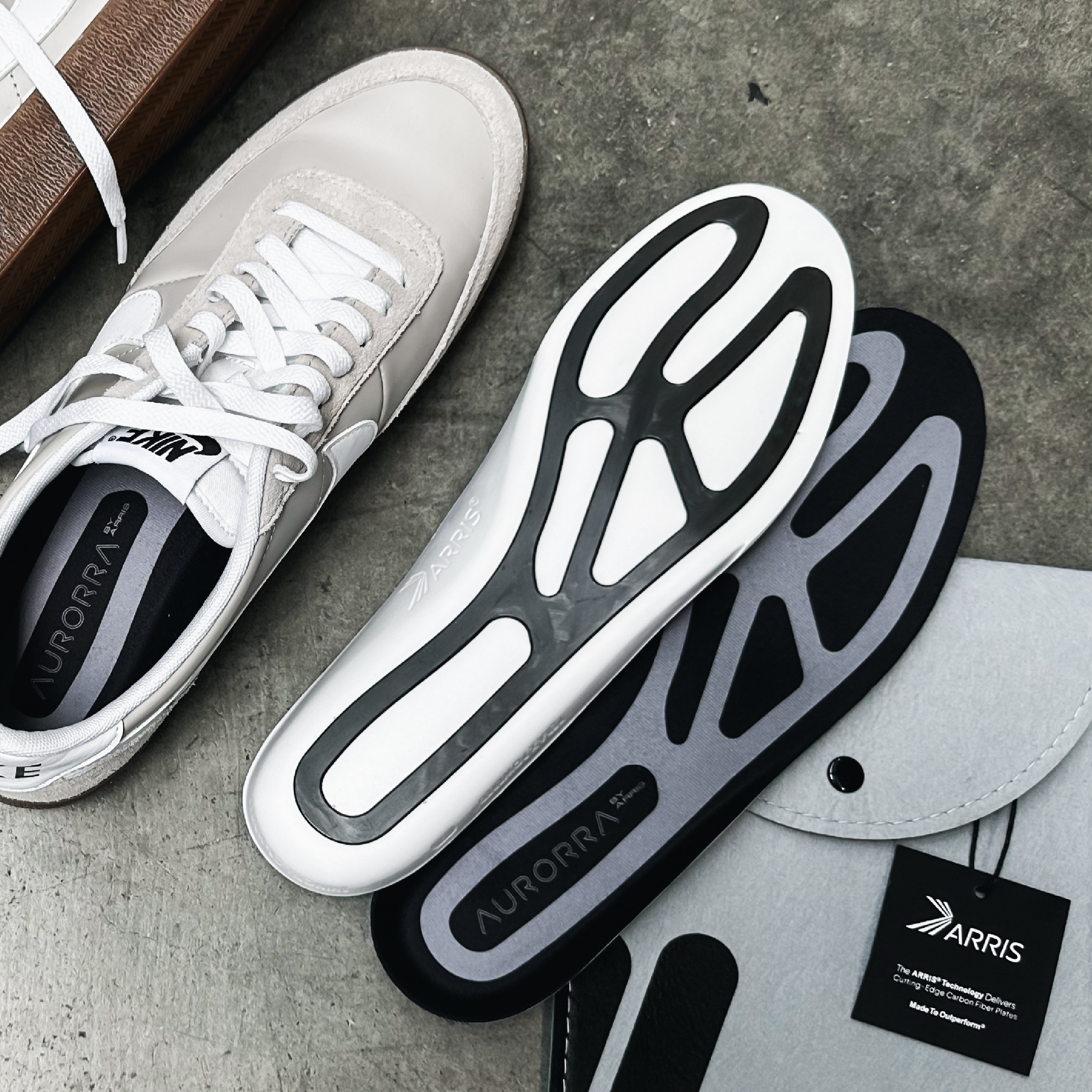 All-Day Super Insoles: ARRIS® Carbon Fiber + PEBAX® Foam